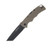 Cold Steel Verdict Folding Knife Flat Dark Earth 3in DLC Tanto Blade CSFLC3T10AFD