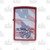 Zippo Candy Apple Flag Lighter ZP49781
