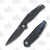 MKM Goccia Folding Knife 3.35in M390 Plain Drop Point Dark Titanium