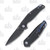 MKM Knives Goccia Folding Knife 3D Titanium Dark 3.35in SW Drop Point
