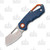 MKM Isonzo Voxnaes Folding Knife 1.93in Cleaver Blue FRN