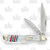 Frost Cutlery Steel Warrior Folding Knife Mother of Pearl Peanut