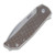MKM Knives Maximo Folding Knife Bronze Titanium 3.23in Plain Drop Point