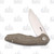 MKM Timavo Folding Knife Green Canvas Micarta