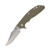 Hinderer XM-24 OD Green – Stonewash 4in Plain Stonewash Bowie
