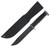 KA-BAR D2 Extreme Fixed Blade Knife Kraton G Black 7in Part Serr Clip Point KA1283