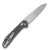 Gerber Savvy Gray Aluminum Folding Knife 3.5in Satin Wharncliffe Blade