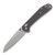 Gerber Savvy Gray Aluminum Folding Knife 3.5in Satin Wharncliffe Blade