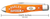Case XX Harley-Davidson Persimmon Smooth Bone Tear Drop Folding Knife CA52244