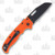 Demko AD20.5 Shark Foot Folding Knife Orange