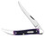 Case Purple Barnboard Bone Medium Texas Toothpick Folding Knife