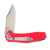 Steel Warrior Assisted Clip Point Linerlock Red