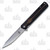 Buckshot 8" Black Wood Pocket Knife