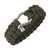 Combat Ready 9" OD Green Survival Bracelet with Metal Buckle