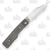 Jack Wolf Knives Sharpshooter Folding Knife OD Green Canvas Micarta 2