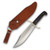 Bear & Son Goldrush Bowie Fixed Knife Cocobola Wood 9in Plain Satin Bowie