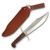 Bear & Son Goldrush Bowie Fixed Knife Cocobola Wood 9in Plain Satin Bowie