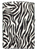 Zippo 540 White Matte Zebra Print Lighter ZP48223