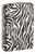 Zippo 540 White Matte Zebra Print Lighter ZP48223