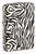 Zippo 540 White Matte Zebra Print Lighter ZP48223