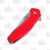 Steel Warrior Spring-Assisted Stallion Tanto Linerlock Folding Knife Red FRSW888R