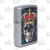 Zippo Skull King Street Chrome Lighter
