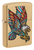 Zippo Tattoo Eagle Brushed Brass Lighter