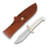 Bear & Son White Smooth Bone Baby Bowie Knife