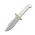 Bear & Son White Smooth Bone Baby Bowie Knife