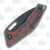 Heretic Medusa Automatic Knife Orange Camo Carbon Fiber