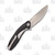Kershaw Tumbler Folding Knife Black 3.25in Stonewashed Drop Point Blade