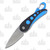 Frost Cutlery Cliff Dweller Linerlock Blue FRTD640BLB