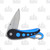 Frost Cutlery Cliff Dweller Linerlock Blue FRTD640BLB