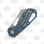 MKM Isonzo Folding Knife Arctic Storm Fat Carbon Stonewash Cleaver SMKW Exclusive MKFX032CA