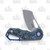 MKM Isonzo Folding Knife Arctic Storm Fat Carbon Stonewash Cleaver SMKW Exclusive MKFX032CA