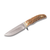 Uncle Henry Hunter Stag Antler 3.75 Inch Plain Satin Drop Point