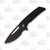 CIVIVI Odium Folding Knife Black G-10 Black Blade