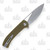 Civivi Riffle Flipper Olive Micarta Folding Knife