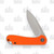 CIVIVI Elementum Orange G-10 2.96 Inch Plain Satin Drop Point 3