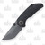 We Knife Co Fornix Black Titanium Folding Knife