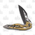 WE KNIFE Arrakis Folding Knife Gold 3.45 Inch Plain Dual Wharncliffe 2