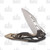 WE KNIFE Arrakis Folding Knife Gray 3.45in Plain Stonewash Wharncliffe 5