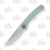 CIVIVI Mini Asticus Jade Green Satin Drop Point