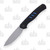 WE Knife Seer Black Titanium with Blue Accents