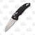 Hogue A01-Microswitch Automatic Black 2.75 In 6061-T6 Aluminum Wharncliffe. front