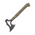 Hogue EX-T01 Tomahawk - Black Finish - OD Green G10 - 14.12in HG35778