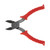 Bubba Blades 7in Stainless Steel Wire Cutters Tool - Non-Slip Grip Red