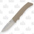 WE Knife M2 Backup Fixed Blade Knife Tan
