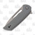 CIVIVI Odium Folding Knife Gray 2.65 Inch Plain Stonewash Drop Point 6 9