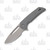 CIVIVI Odium Folding Knife Gray 2.65 Inch Plain Stonewash Drop Point 4